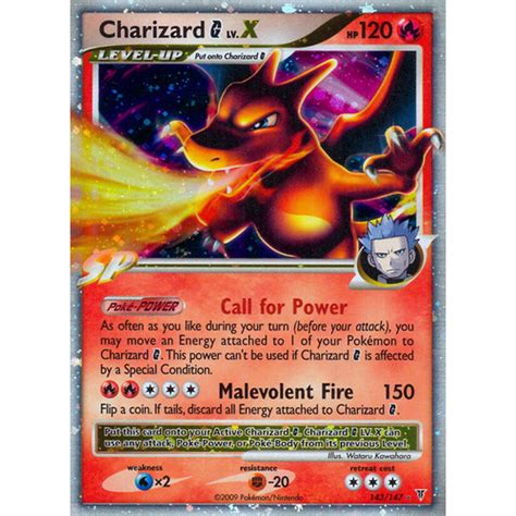 charizard g lv x 143/147 price|charizard g pokemon.